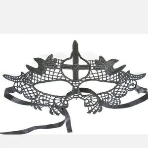 Sexy Women Lady Girl Black Lace Eye Mask for Halloween Masquerade Party US